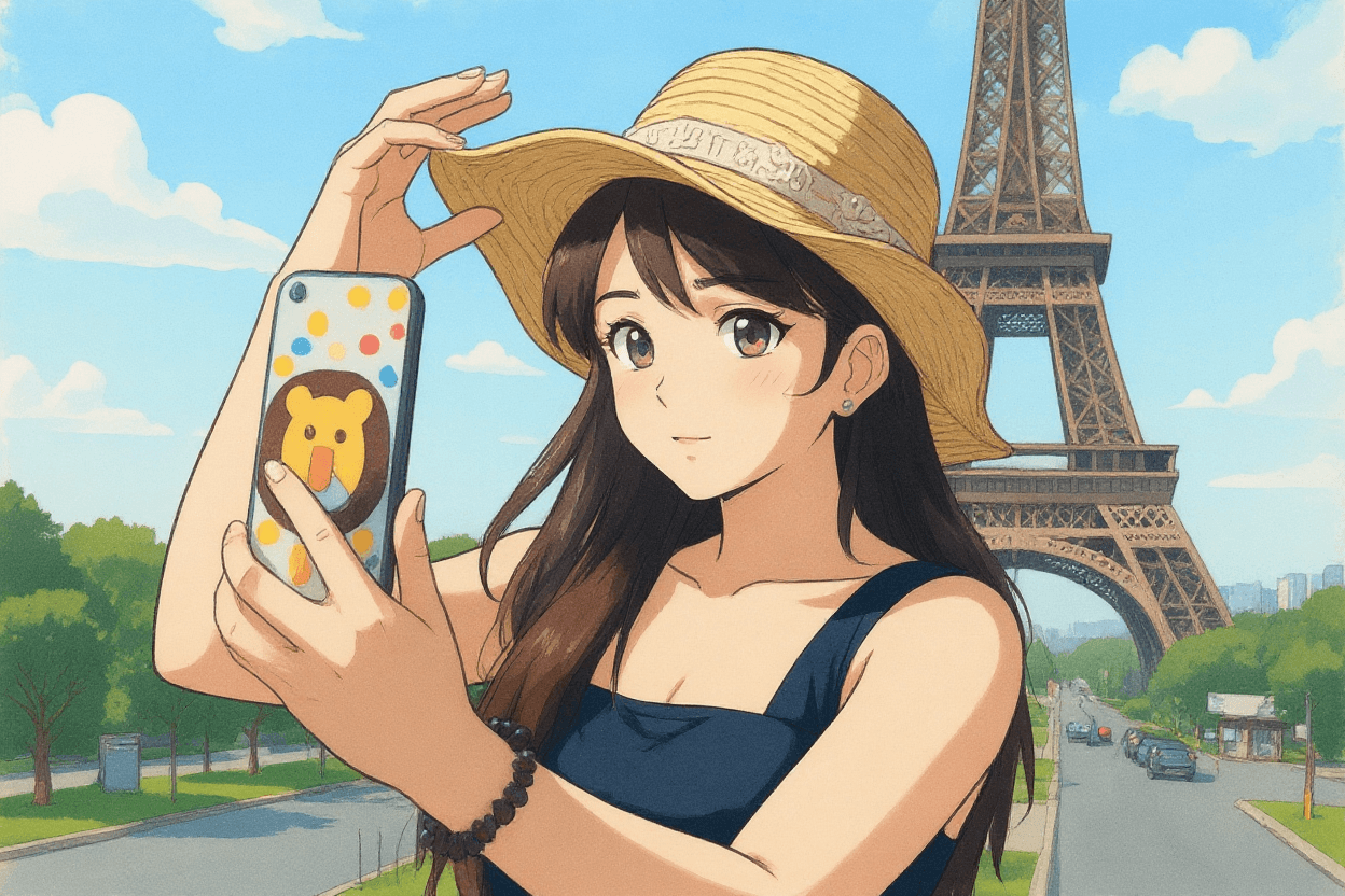 Anime-style transformation